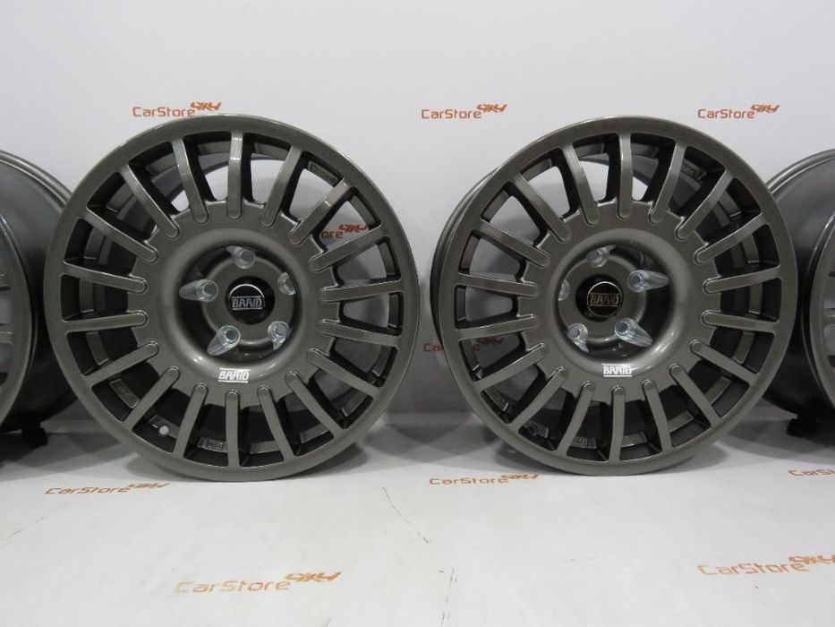 Jantes Braid Winrace T 17 x 7.5J Antracite Com Tampa VW Amarok 5x120