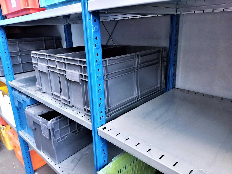 REGAŁ Magazynowy Metalowy Półka Garaż Warsztat Piwnica 40x220x312/18p