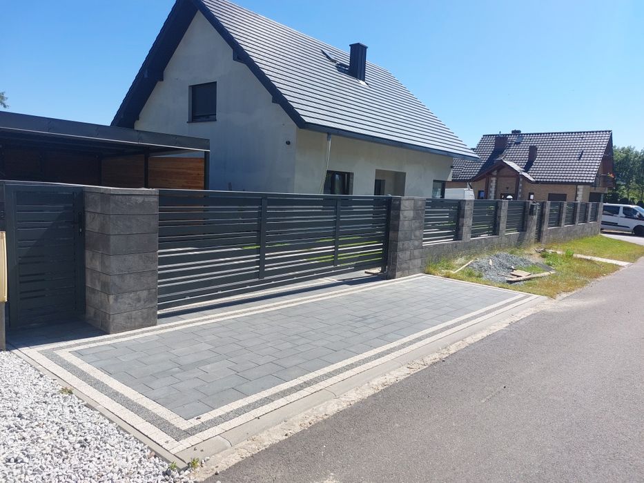 SPRZEDAM  Brama przesuwna +Furtka +Słupki