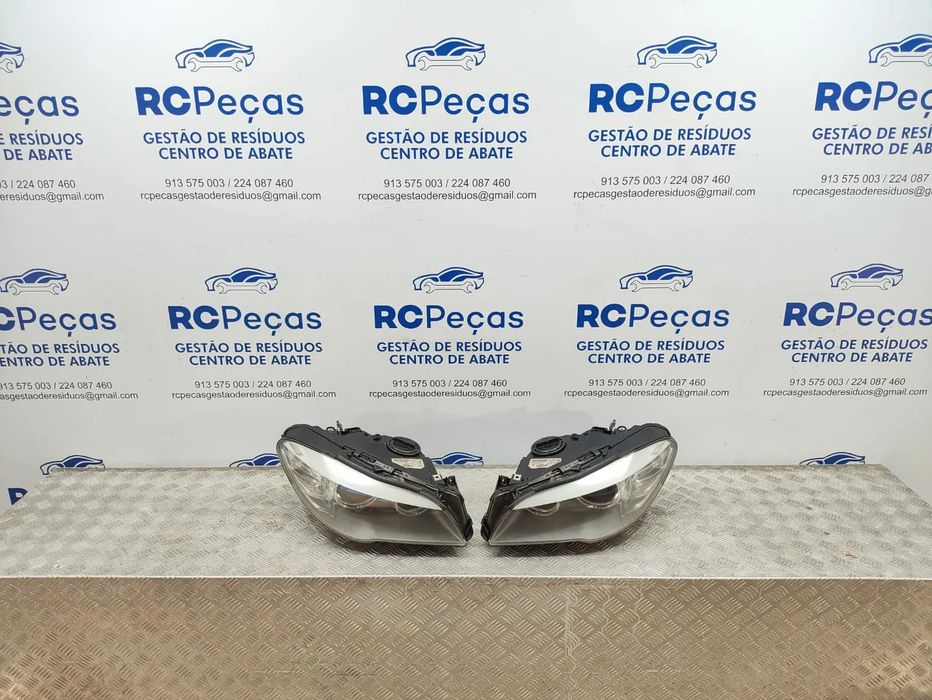 Conjunto Oticas Farois Frontal Frente Esquerda Halogenio Original BMW