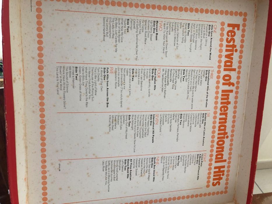 Colectânia de discos de vinil