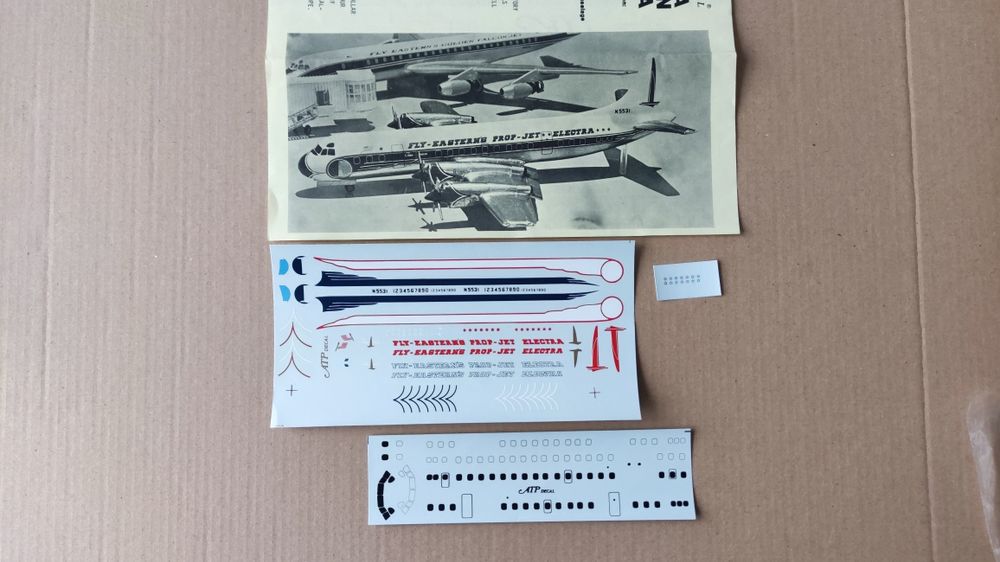 Декаль для сборная модель 1:144 ATP Electra & Orion