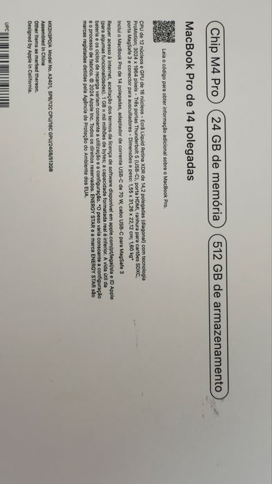 MacBook Pro M4 Pro 512 GB