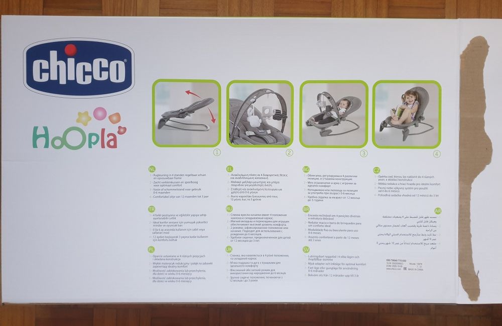 Espreguiçadeira evolutiva Chicco