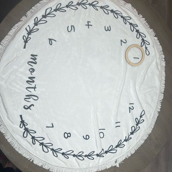 baby monthly milestone blanket