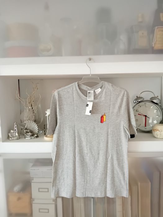 H&M nowa koszulka męska młodzieżowa S