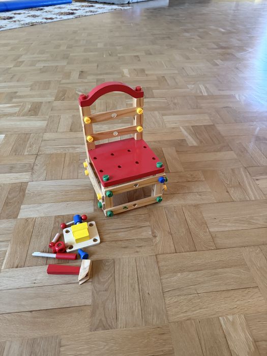 Деревʼяний стілець конструктор