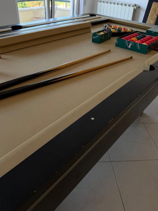 Mesa de Snooker com Tampo Conversível em Mesa de Jantar