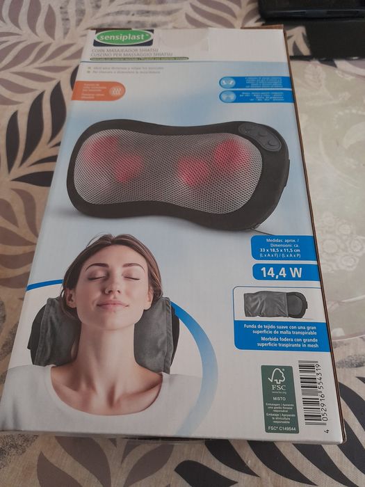 Massajador de calor, para costas pescoço