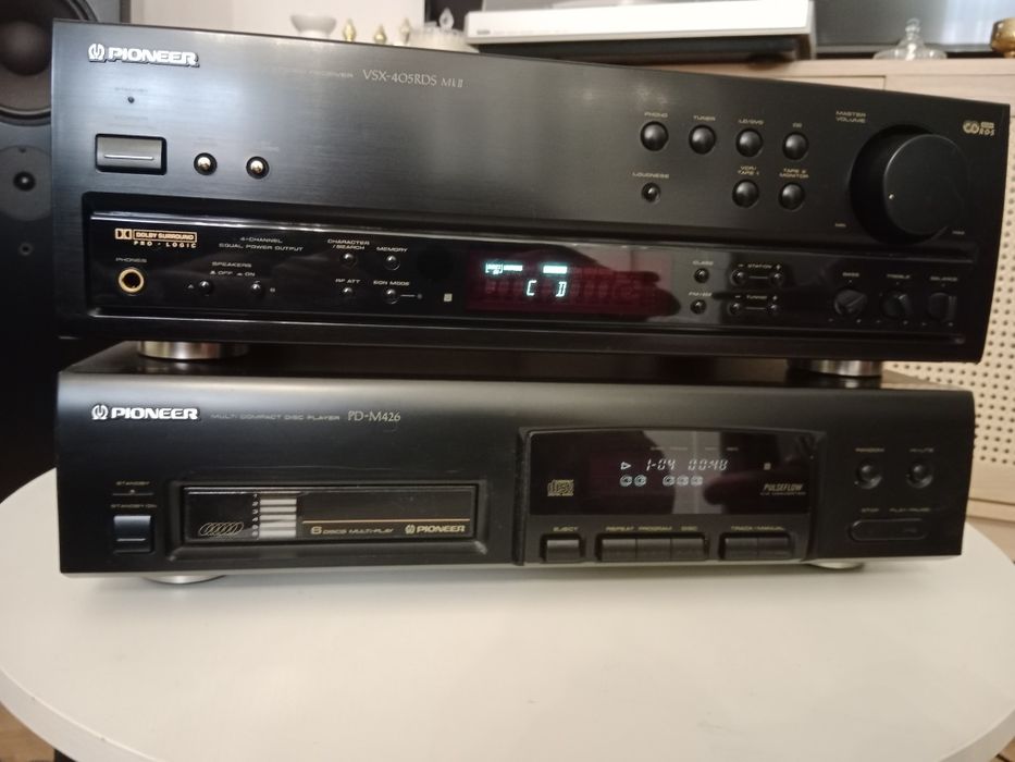 Pioneer vsx-405 rds mkll + zmieniarka 6cd pd-m426