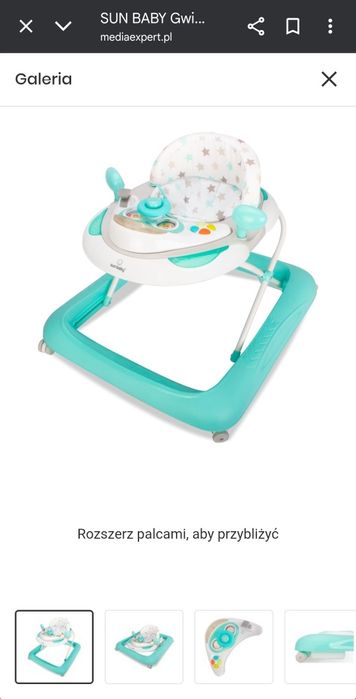 Chodzik sun baby dla chłopca