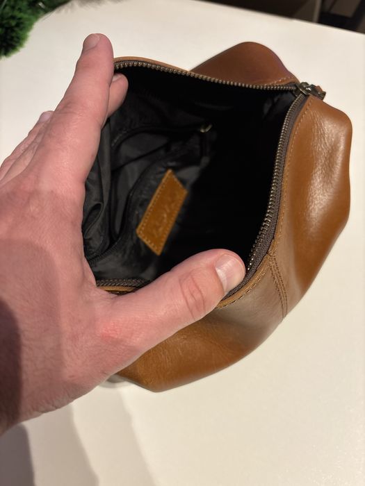 Kosmetyczka skórzana bawola (wołowa)