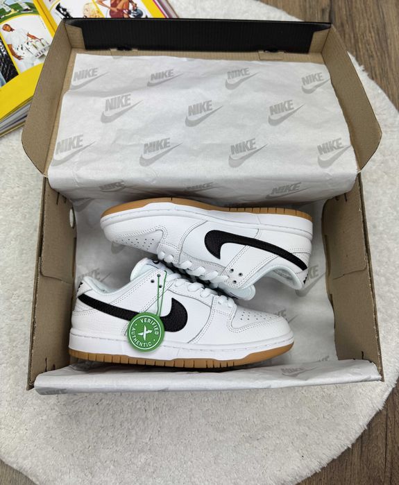 !РОЗПРОДАЖ! Nike SB Dunk White Black 36 37 38 39 40 41 найк сб данк