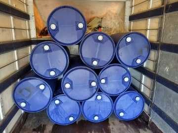sprzedam beczki plastikowe na pomosty 200-litrow -kolor-niebieski-95zl