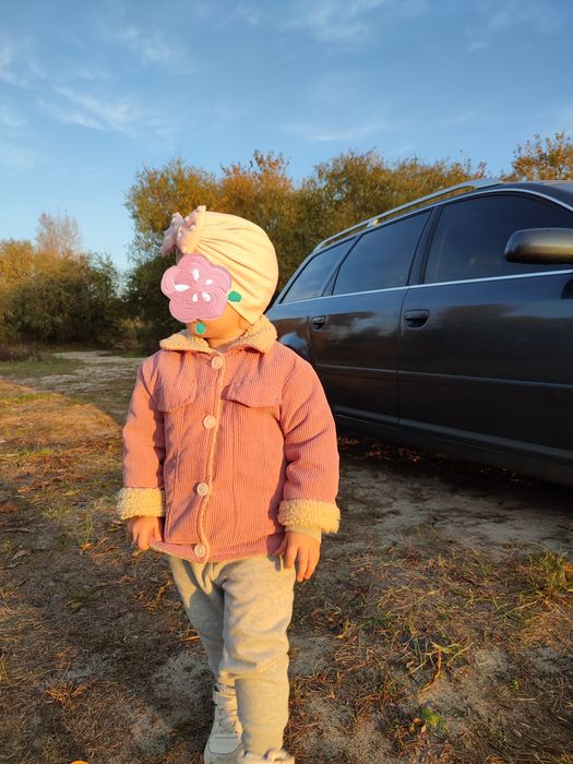 Шубка, куртка, рубашка утеплена для дівчинки