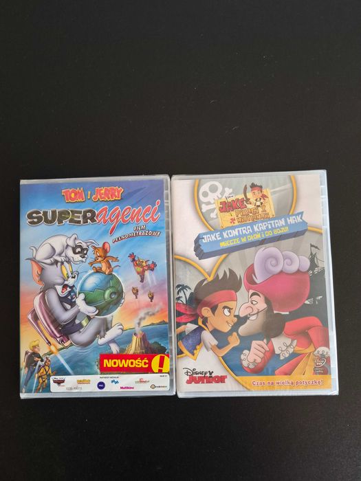 Bajki DVD zestaw 2 szt Nowe w folii