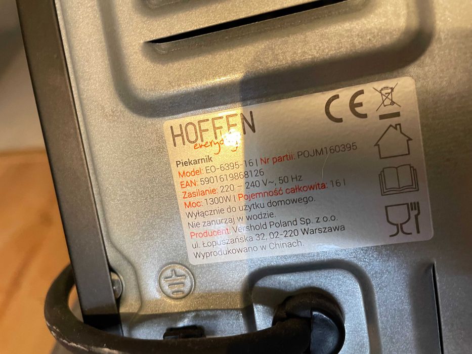 Mini piekarnik elektryczny Hoffen 16L 1300W