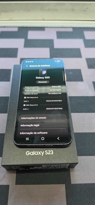 Samsung S23 8Gb |128Gb Preto como novo
