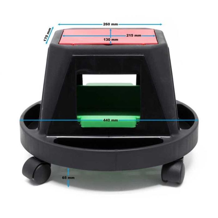 Banco rodas reforçado bandeja mecânico