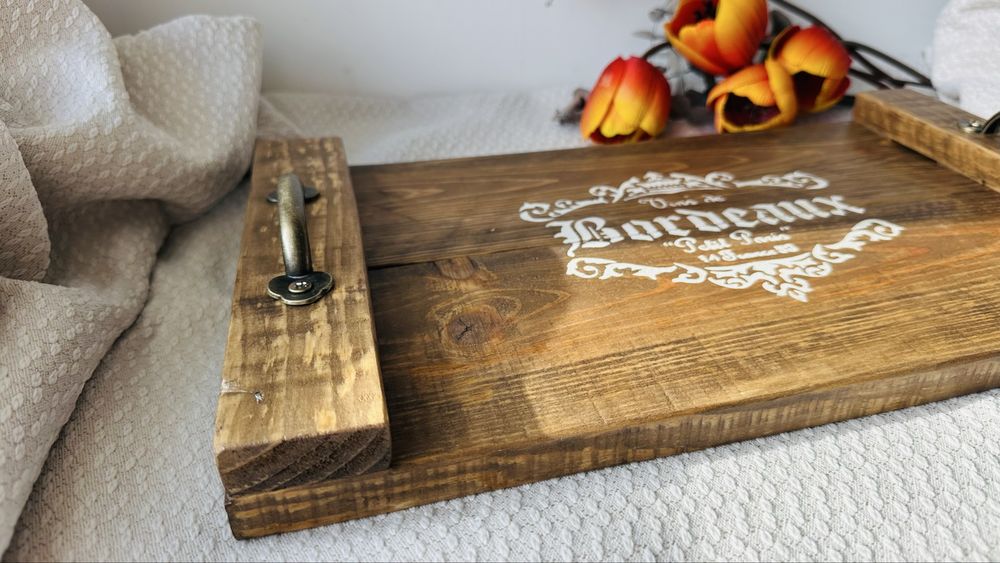 Tabuleiro rustico/bandeja