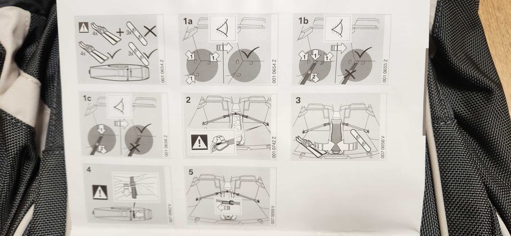 Чохол BMW автомобільний для лиж сноуборду ski snowboard сумка кріпленя