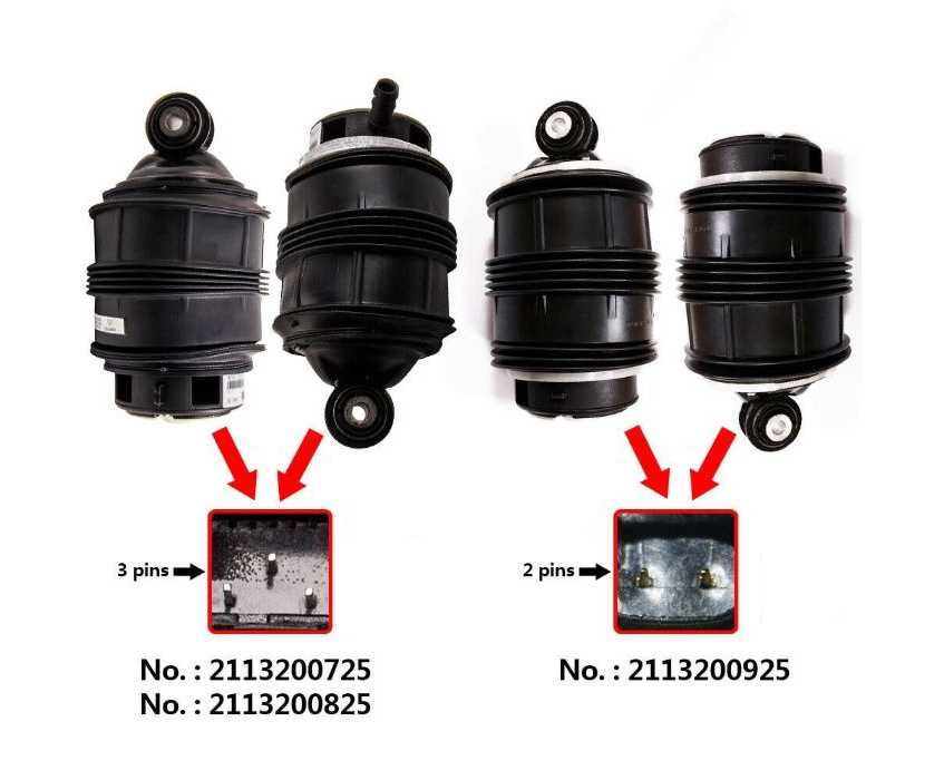 Fole Traseiro Airmatic Mercedes Classe E e CLS ( W211 W219 ) NOVO