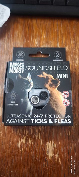 Odstraszacz Max&Molly Soundshield Mini Black (na kleszcze i pchły)