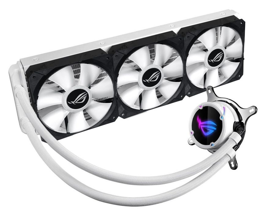 Chłodzenie Wodne 360Mm Asus Rog Strix Lc 360 Rgb White Edition