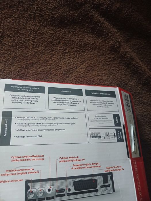 Dekoder  dvb-t2  używany