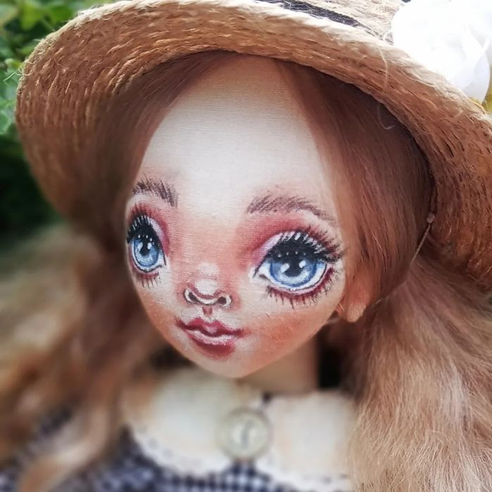 Лялечка ручної роботи. Текстильна лялечка. Лялечка на подарунок.