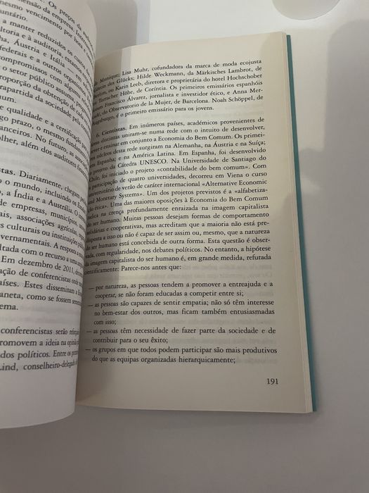 A economia do bem comum de Christian Felber