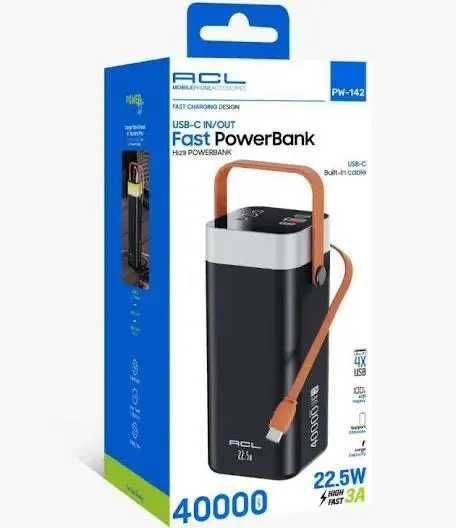 Павербанк з швидкою зарядкою Power Bank 30000 40000 Rixus
