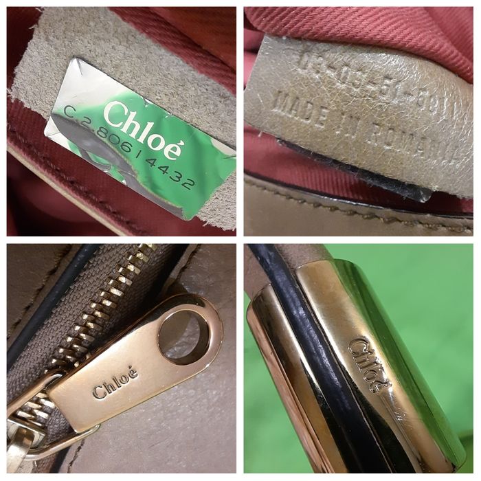 Chloe original кожаная сумка