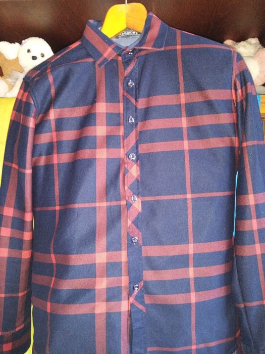 Рубашка тепла Темно синя