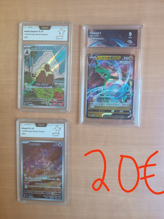 Cartas Pokémon graded baratas!