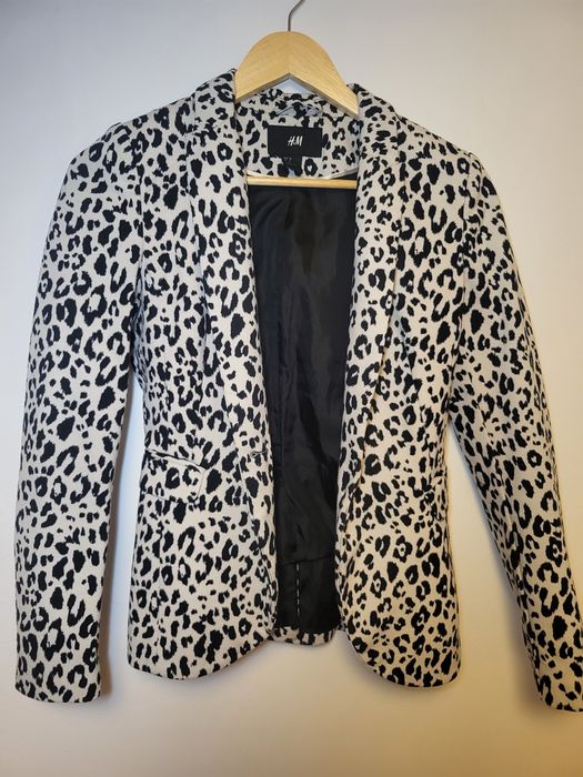 Marynarka w panterkę H&M XS