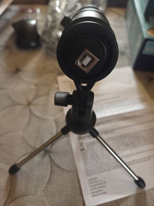 Mikrofon biurkowy K809C USB Condenser