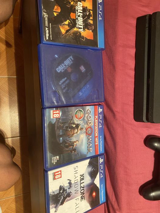 Ps4 Slim 1 Tera com jogos