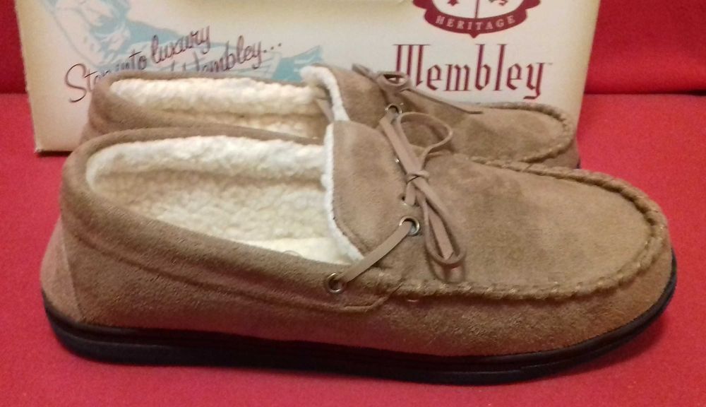 Męskie kapcie zamsz