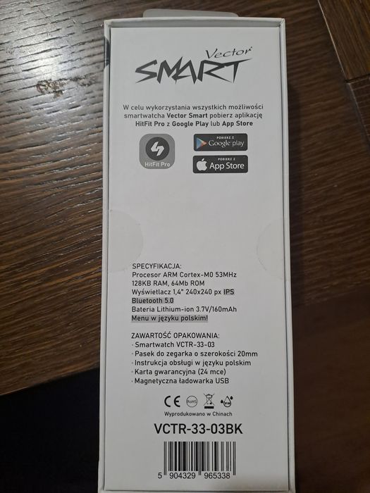 Smartwatch Smart Vector vctr-33-03bk pasek gratis!!!