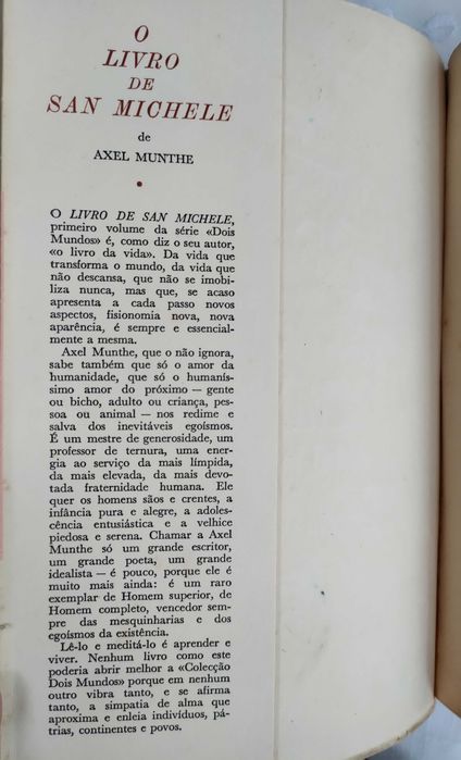 O Livro de San Michele (Axel Munthe)