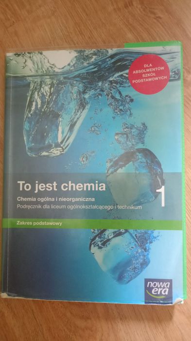 To jest chemia klasa 1 podręcznik do liceum i technikum