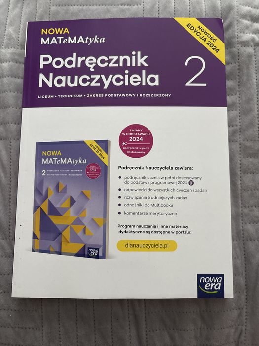 Nowa matematyka 2 podręcznik nauczyciela