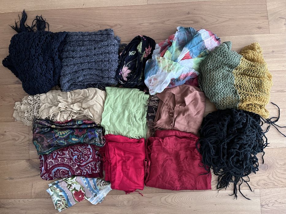 Szalik, chusta, apaszka - Mega zestaw