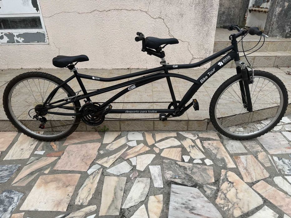 bicicleta tandem 2 lugares