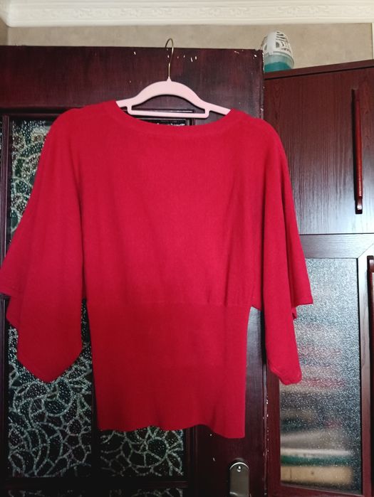 Sweterek a' La kimono z kaszmirem