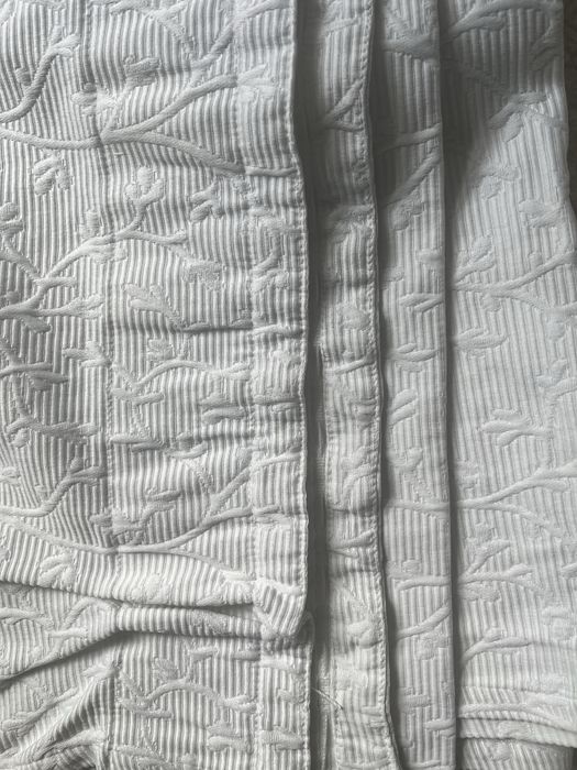 Zaslony przepiekne bialo kremowe ikea