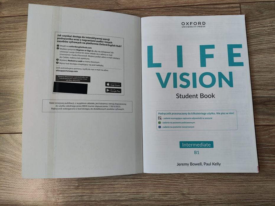 Life Vision B1 Intermediate - Student Book