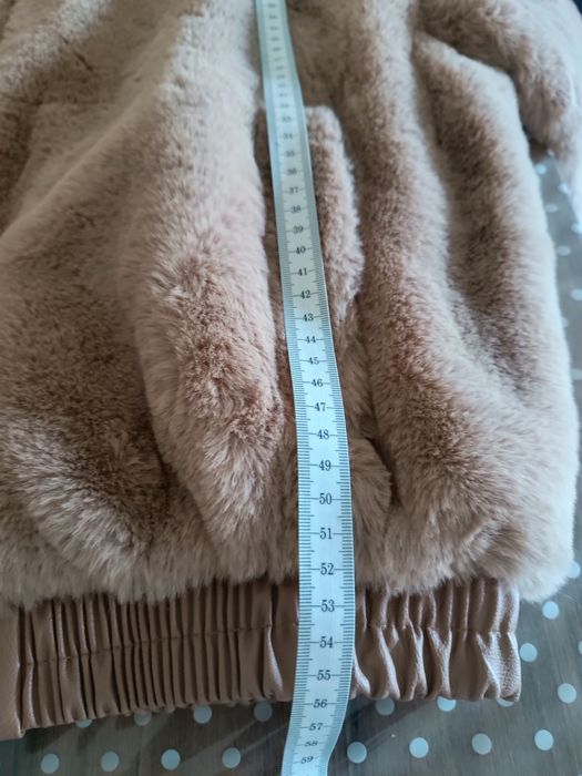 Casaco pele bege T.L