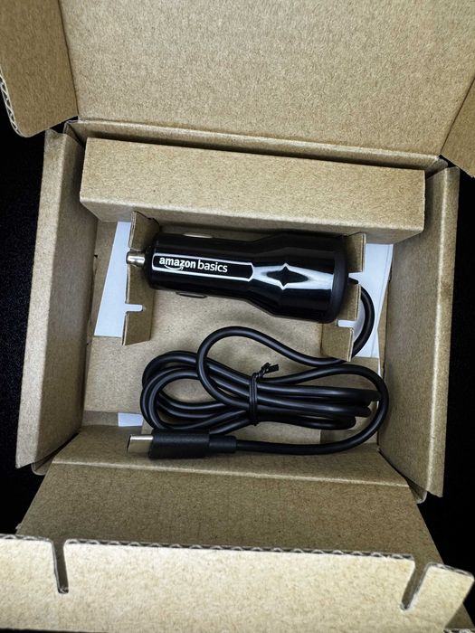 Amazon Basics Ładowarka samochodowa, USB-C 18 W - KABEL W ZESTAWIE!